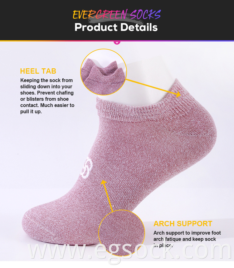 Antibacterial Blank Athletic Running Socks